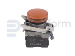 Controlelamp, rood, 12-48 VDC