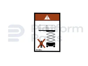 Autocollant, stay clear