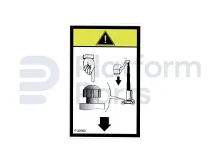 Autocollant, descente de secours