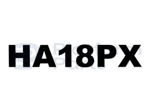 Autocollant 'HA18PX'