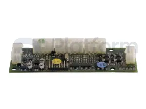 Electronic card, control box