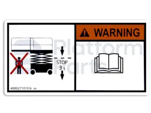 Autocollant, danger