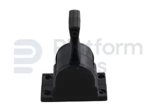Joystick, accesorios, cubierta negra