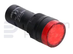 Controlelamp, rood