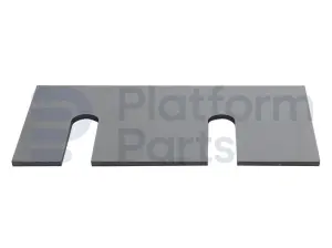 Placa desgastada