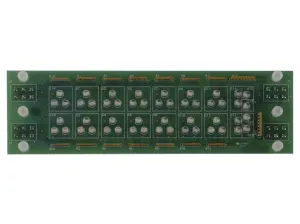 Electronic card, control box
