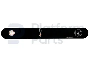 Decal, stop, control box