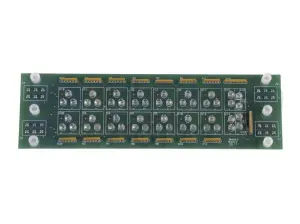 Electronic card, control box