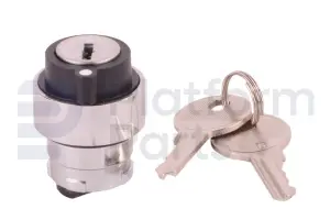 Interruptor, llave, 2P fijas, quitar llave izquierdo