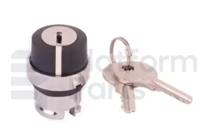 Interruptor, llave, 3P resorte regreso izquierdo o derecha a media, quitar llave del centro
