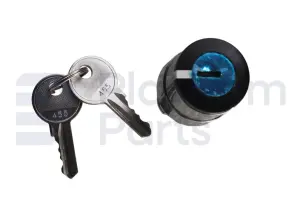 Interruptor, llave, 3P resorte regreso derecha a media, quitar llave del centro