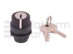 Interruptor, llave, 2P fijas, quitar llave izquierdo