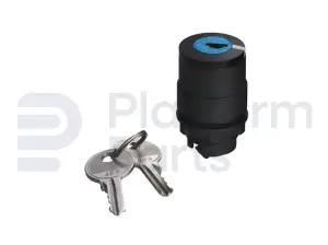 Interruptor, llave, 2P resorte regreso izquierdo, quitar llave izquierdo