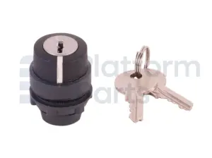 Interruptor, llave, 3P resorte regreso izquierdo o derecha a media, quitar llave del centro