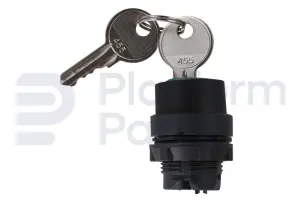 Interruptor, llave, 3P fijas, quitar llave del centro