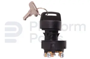 Interruptor, llave, 3P fijas, quitar llave del centro