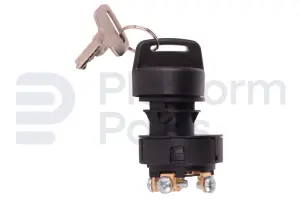 Interruptor, llave, 3P fijas, quitar llave de 3 posiciones