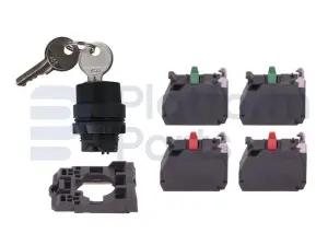 Interruptor, llave, kit, 3P fijas