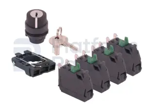 Interruptor, llave, kit, 3P fijas
