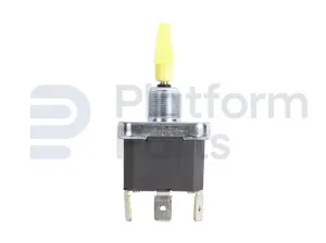 Toggle switch, (ON)-OFF-(ON)