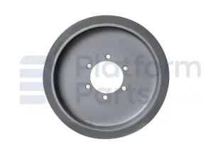 Non-marking wheel 'front'
