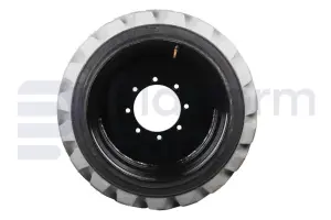 Non-marking tire + rim, foamed, LH