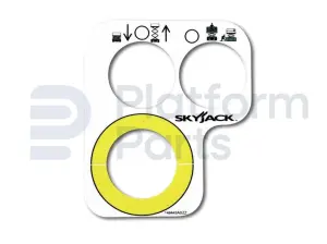 Sticker, control box