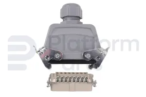 Connector plug, 16 pin, male