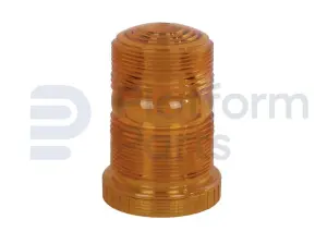 Lens, flitslicht 12-110VDC (orange)