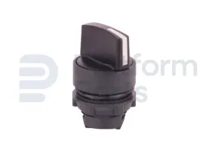 Switch, rotary knob, 2P spring return left