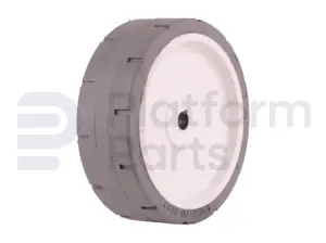 Non-marking wheel 'front-drive', Upright eq. 504350-000