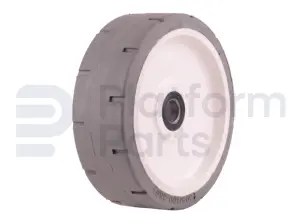 Non-marking wheel 'rear-idle', Upright eq. 504351-000