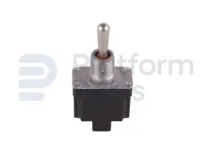 Toggle switch,  (ON)-OFF-(ON), SPDT