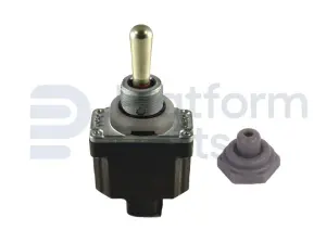 Toggle switch, (ON)-OFF-(ON), SPDT