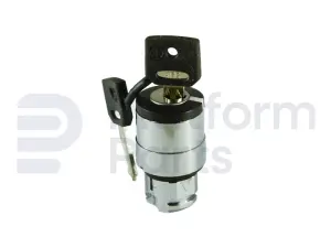 Interruptor, con llave, 2 posiciónes fij