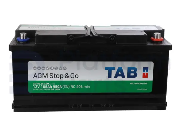 Starterbatterie, 12V, 105AH@20HR, 950A