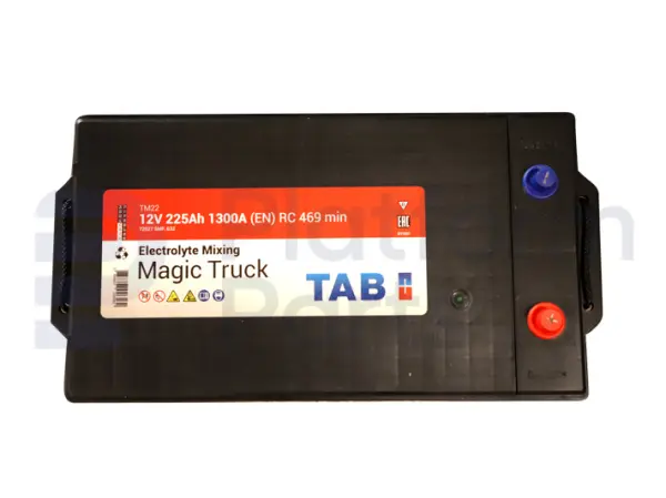 Batterie de démarrage, 12V, 225Ah@20HR, 1300A