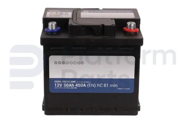 Batería de arranque, 12V, 50AH@20HR, 450A