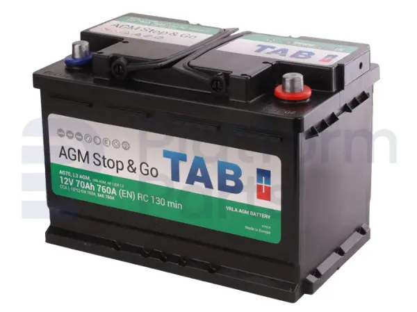 Starterbatterie, 12V, 70AH@20HR, 760A