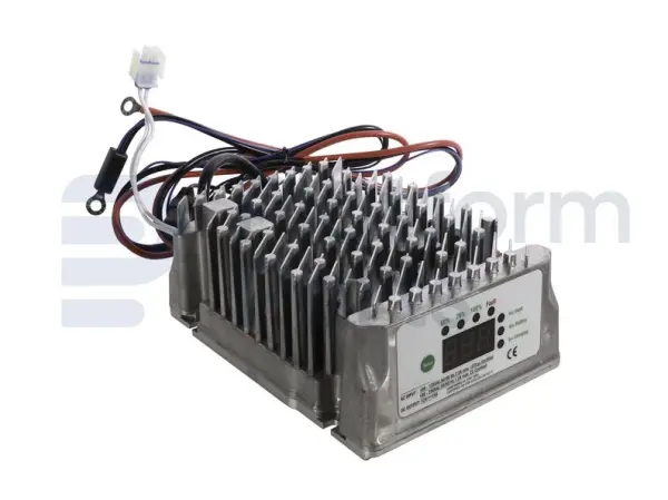 Cargador de baterías, 12VDC, 100-240VAC auto, 50/60HZ