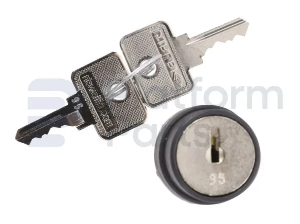 Switch, key, 3P maintained, key removal from center