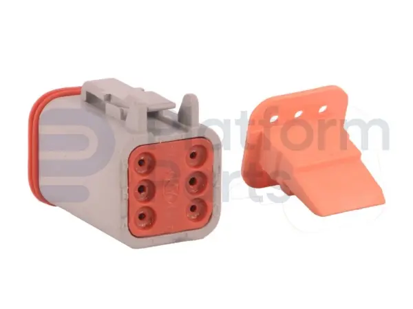 Tápon de conector, DT-series,6 pin, masculino