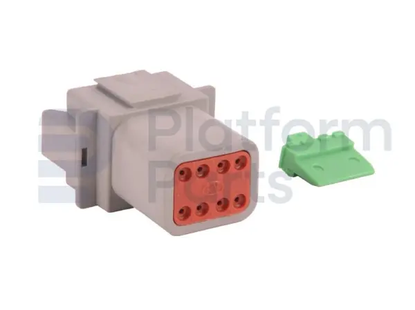 Tápon de conector, DT-serie, 8 pin, feminino