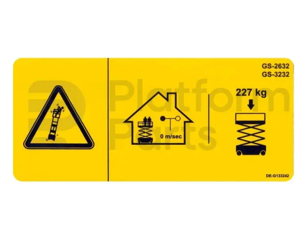Sticker, max gewicht 227kg