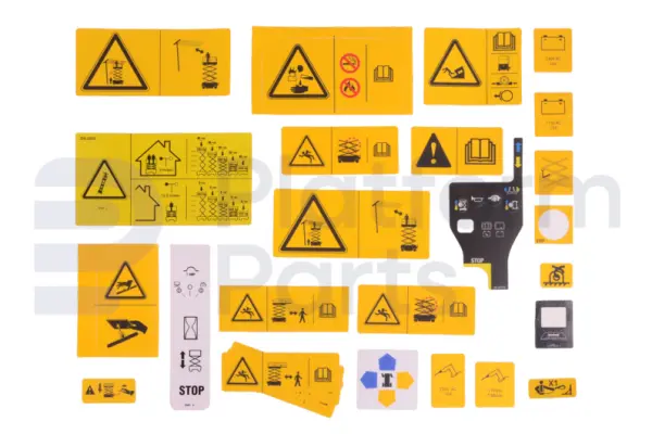 Autocollant kit, symbole, GS-2032/GS-2632