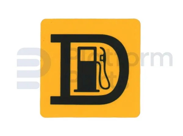 Aufkleber, diesel