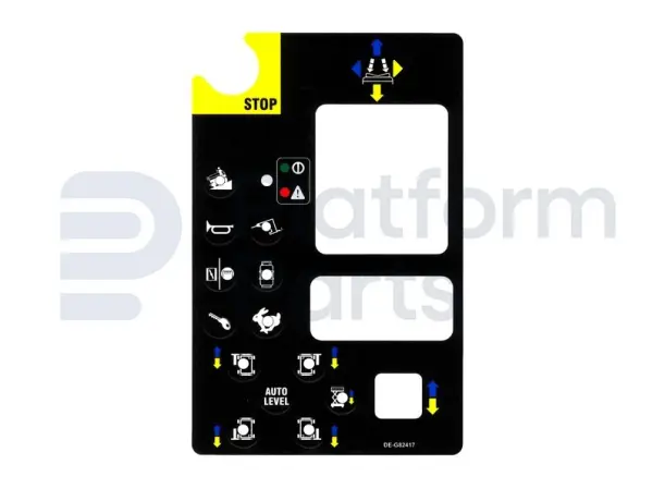 Pegatina, uso, caja de control