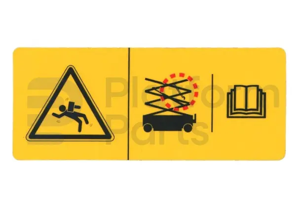 Autocollant, safety chock