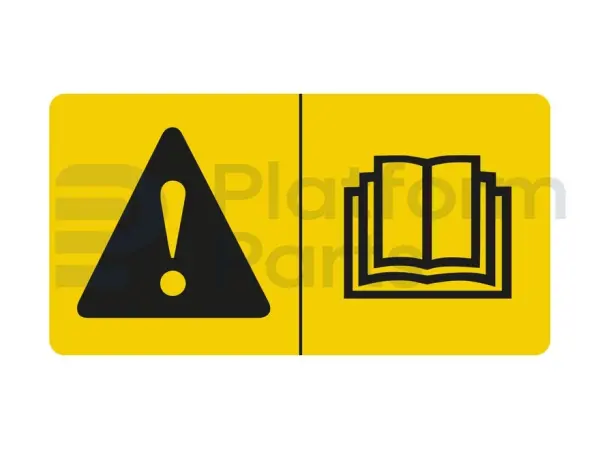 Autocollant, lire le manuel