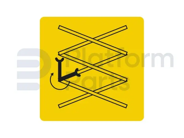 Sticker, veiligheidsarm
